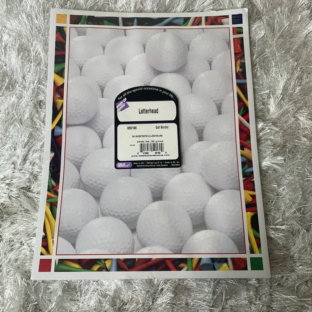 Golf Ball Tee Printer Paper 50 Sheets 8.5 x 11